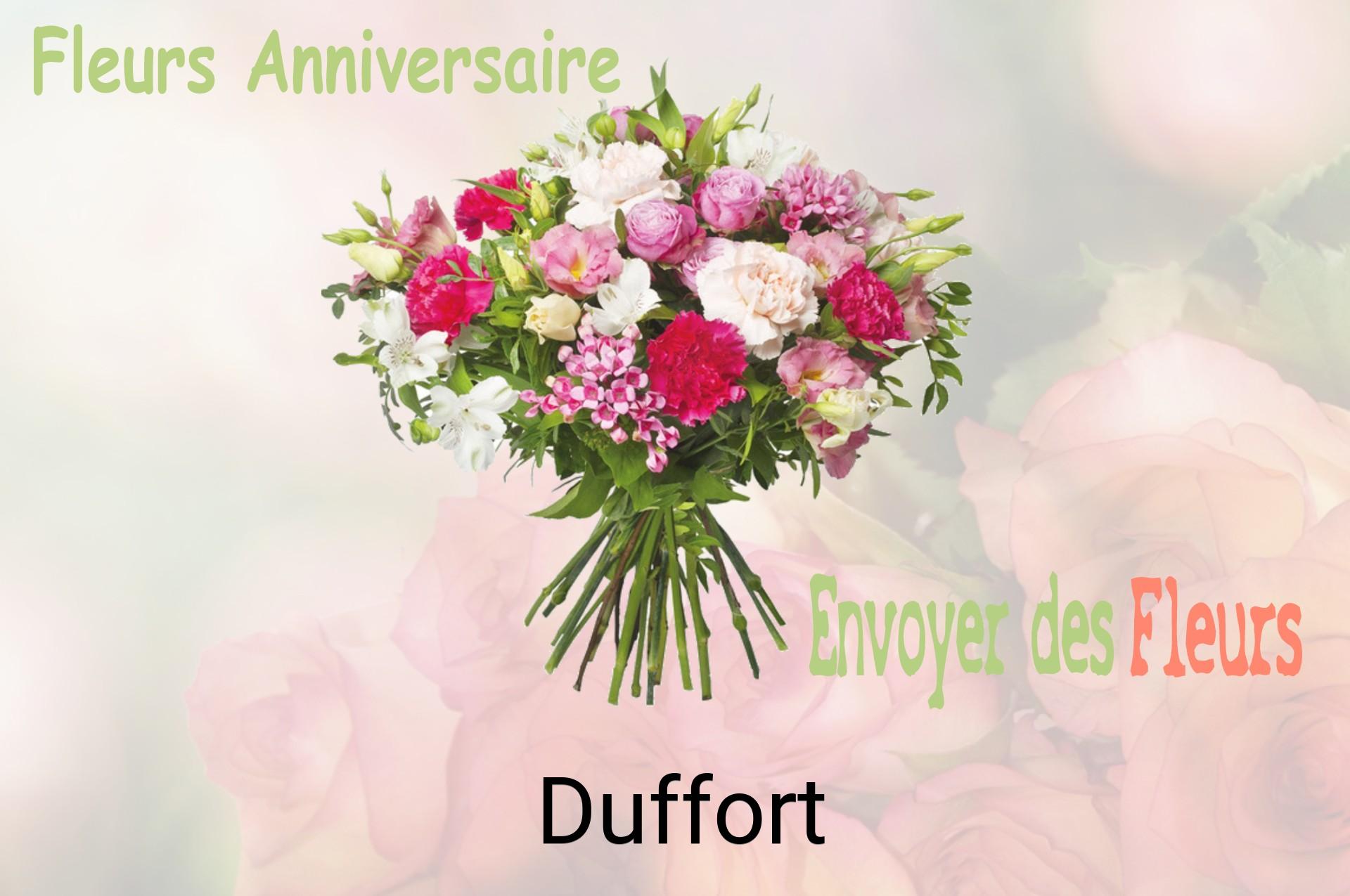 Bouquet de fleurs d’anniversaire livré à Duffort