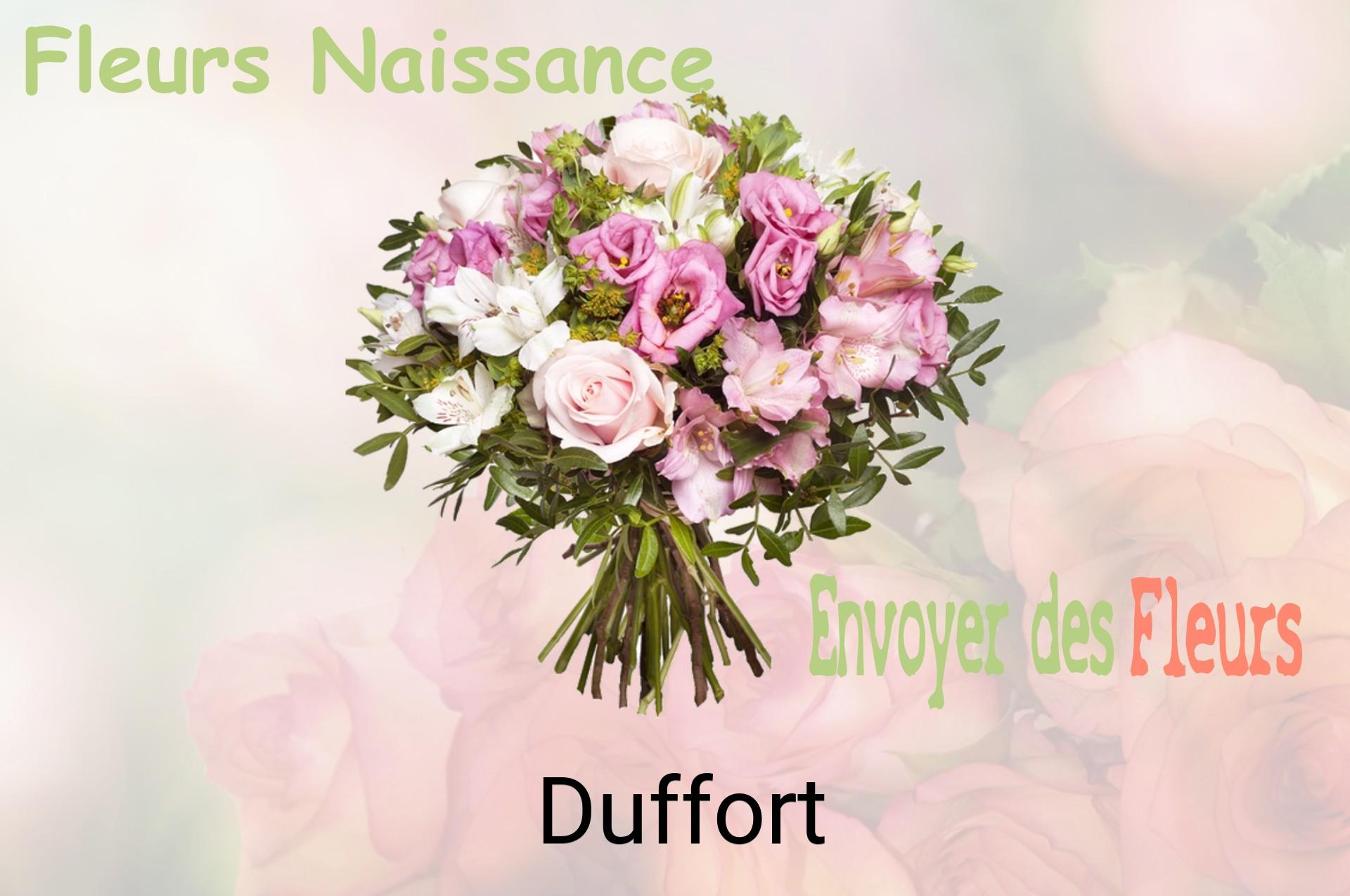 Bouquet de fleurs de naissance livré à Duffort